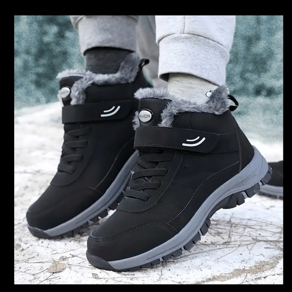 Black Winter Boots Size 6.5 mtp53 - Picture 3 of 3